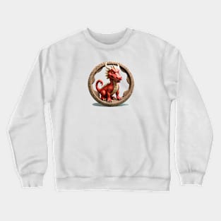 Dragon and buffallo Crewneck Sweatshirt